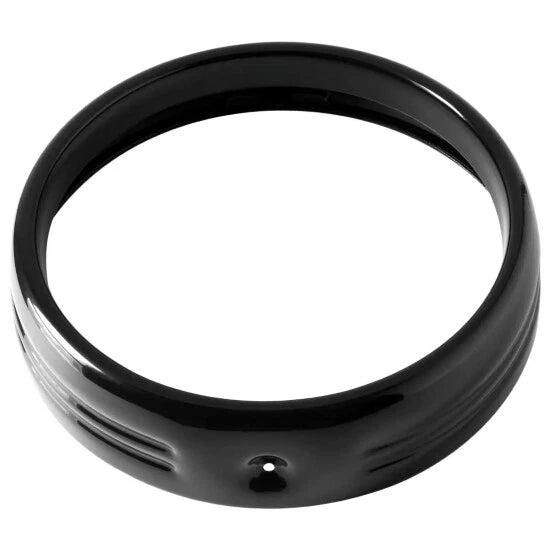 Black Headlight Trim Ring for Harley Electra Glide Street Glide Road King (1994–2024)