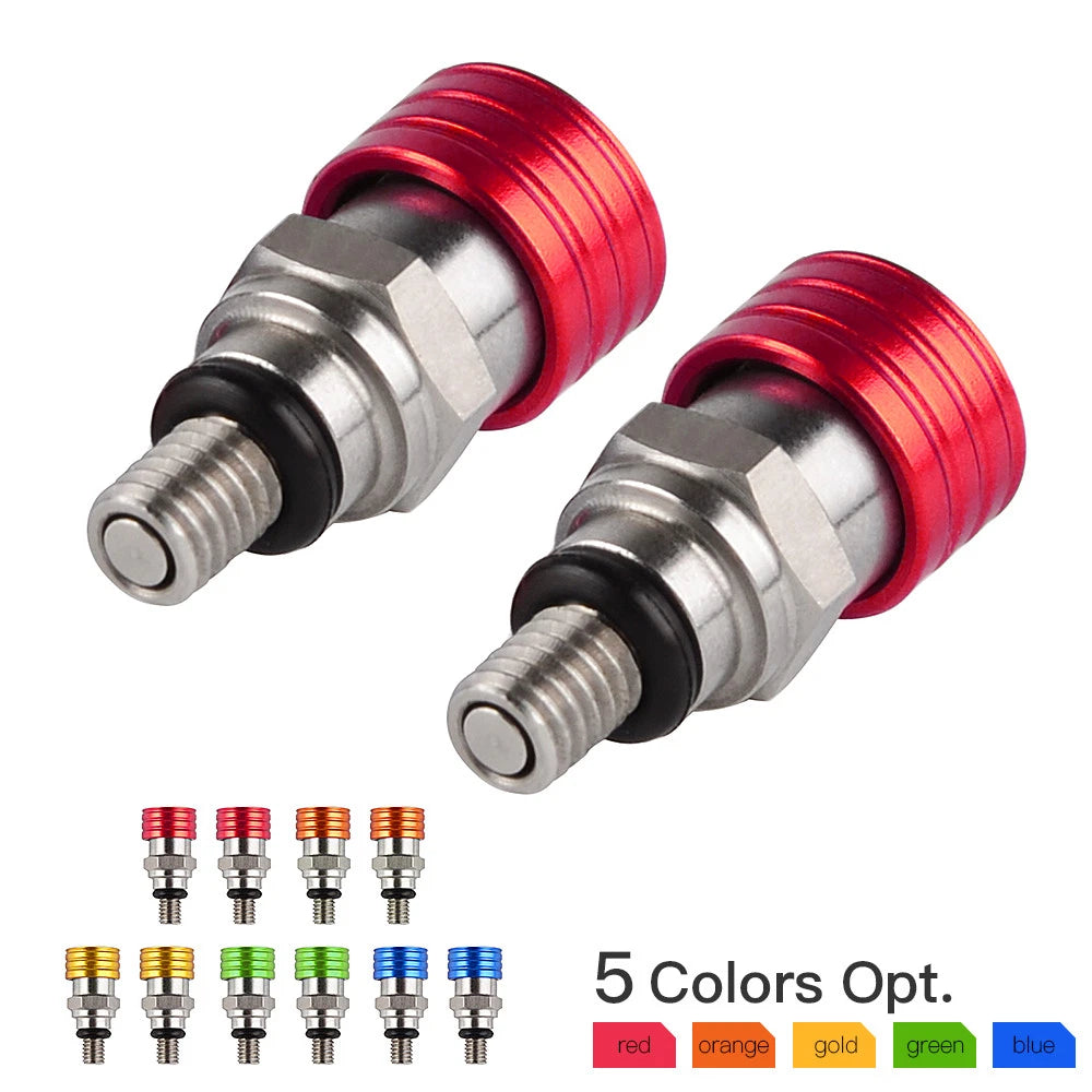 Set of 2 Front Fork Air Bleeder Valves for Showa & KAYABA Forks