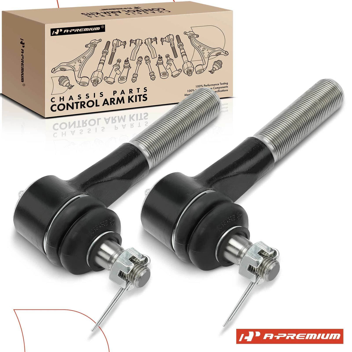 2X Front Outer Tie Rod Ends for Ford Explorer Ranger 1991–1994 MES2215L, T2215, TA5086