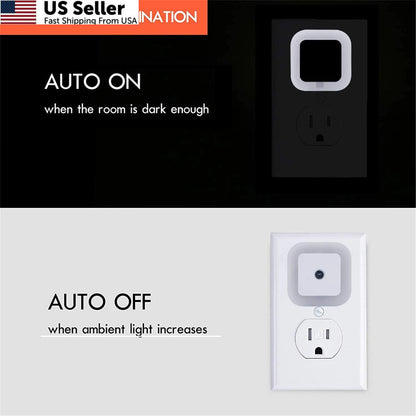 6X LED Night Light Lamp with Smart Sensor for Home Use