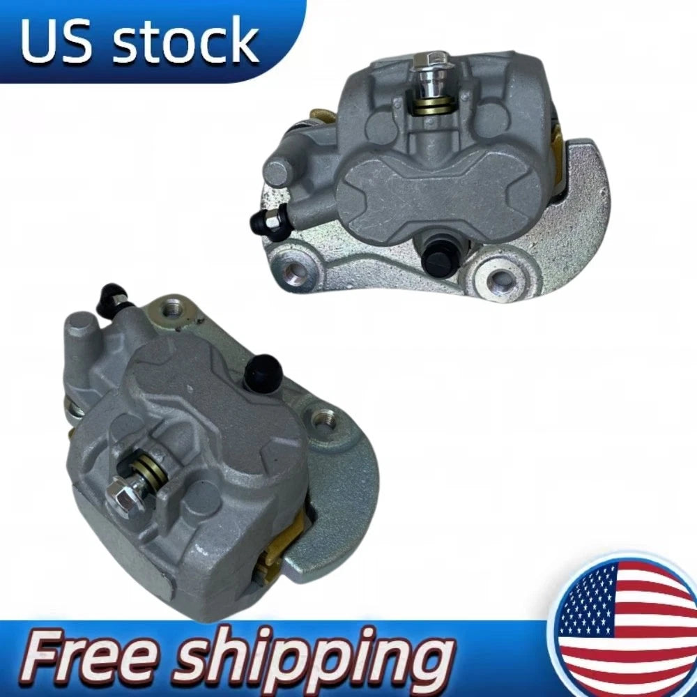 Set of 2 Front Brake Calipers W/Pads for Can-Am Maverick 1000R (2013–2023) - 705601128, 705601129