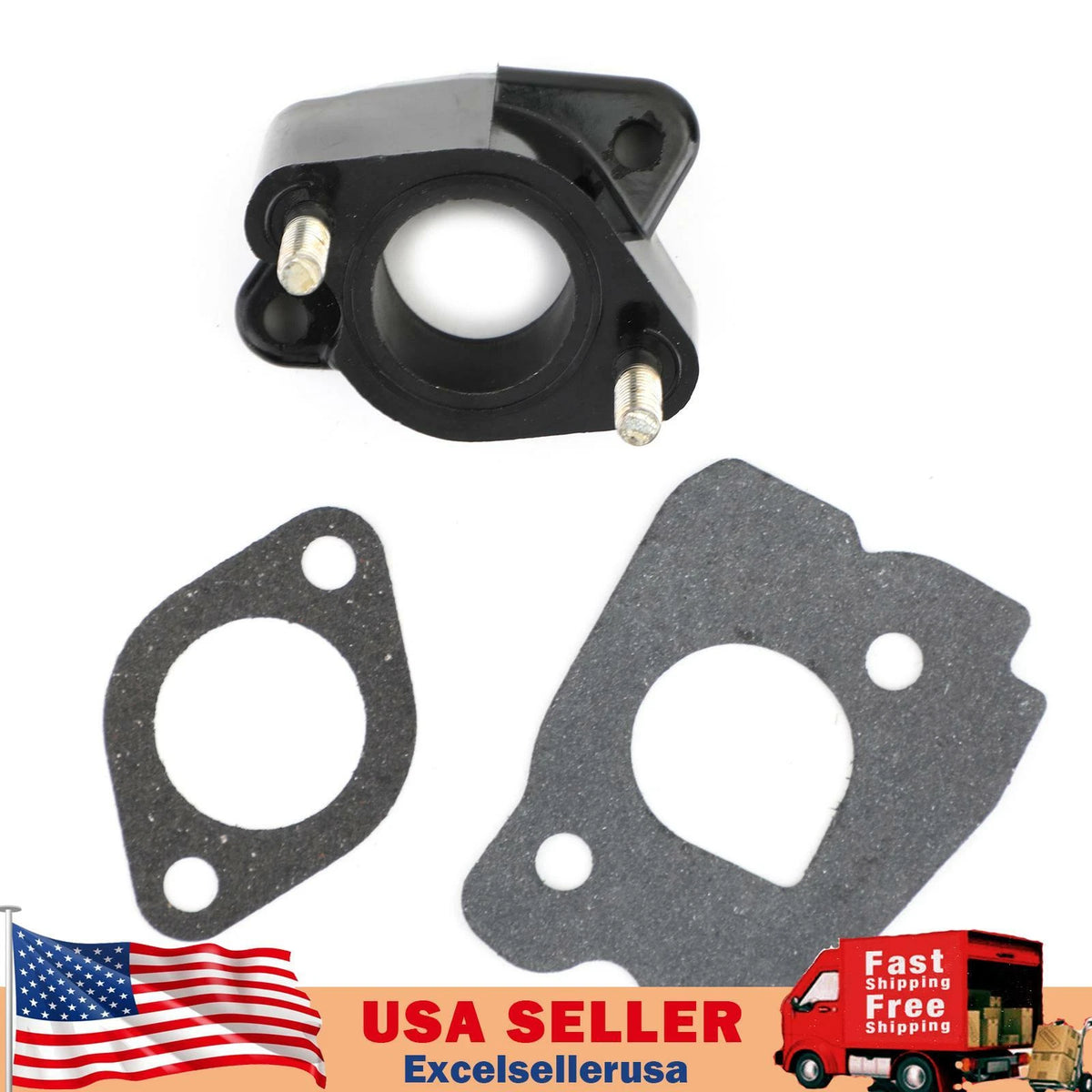 Carburetor Joint Spacer for Yamaha Golf Cart G2 G8 G9 G11 G14 (J38-13596-00)