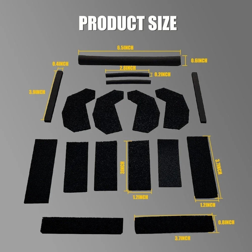 Hard Top Foam Seal Blocker Kit 68026937AB for Jeep Wrangler (2007–2018)