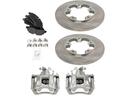 Set of 4 Brake Pads Rotors Calipers for Ford Transit-250 (2015–2019) 84832QWNP