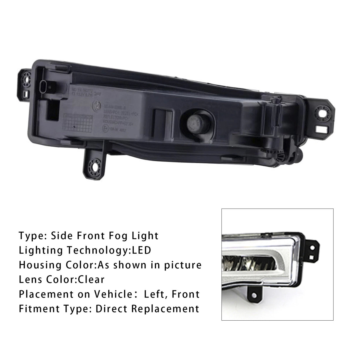 LED Front Left Fog Light for BMW X5 (2018–2022) 63177406365