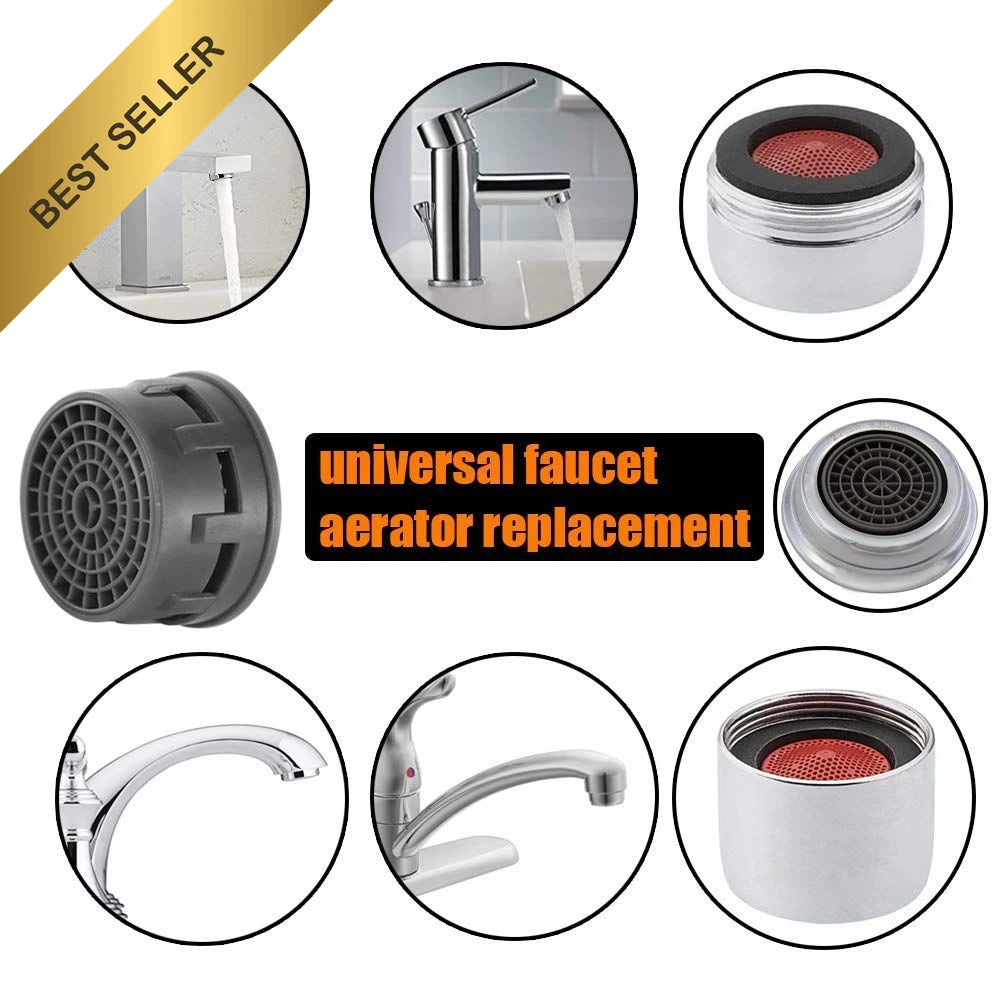 10Pc Faucet Aerator Insert for Bathroom Sink (4.75 GPM)