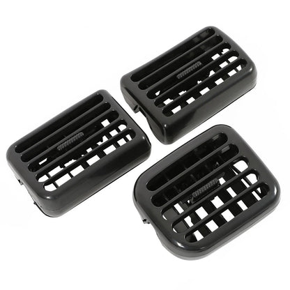 3PC A/C Air Heater Dash Bezel Vents for Dodge Ram 1500 2500 3500 (1998–2002)