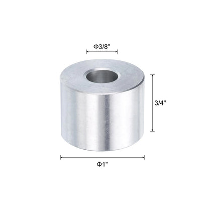 5X Aluminum Spacer 3/8" Bore x 1" OD x 3/4" for Universal Applications