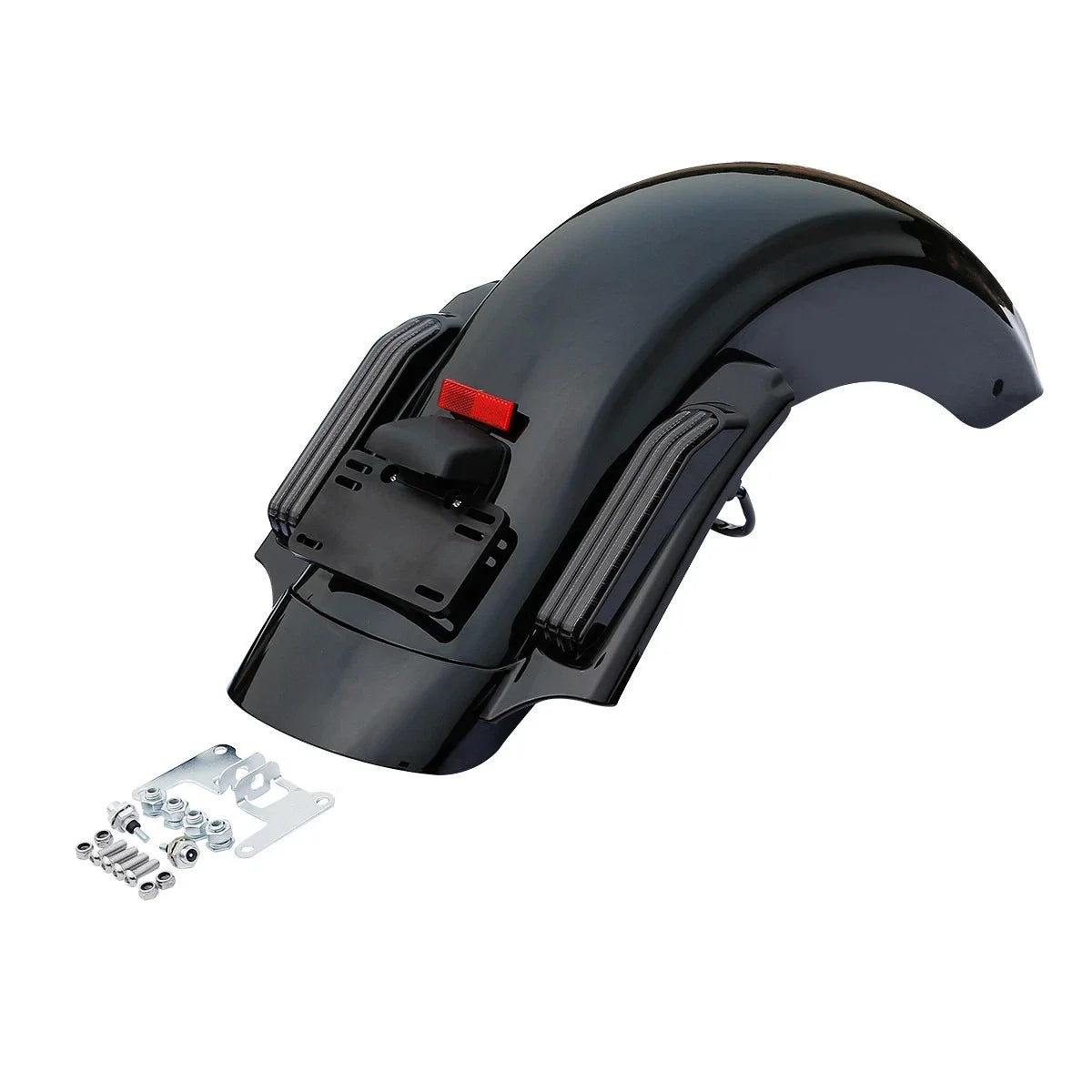 Rear Fender LED Smoked Lens w/ Support for Harley Touring Road Glide (2014–2024)