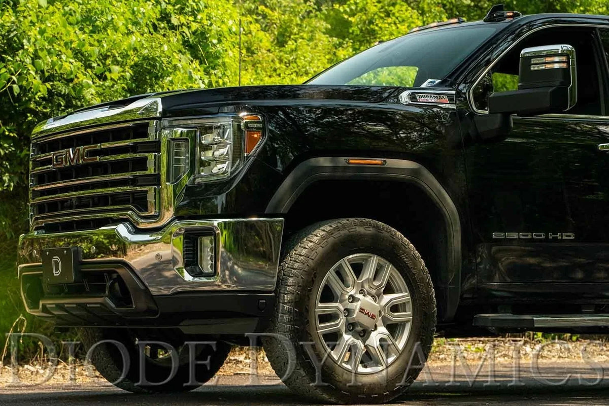 LED Sidemarkers Smoked for GMC Sierra HD 2500 3500 (2020–2023)