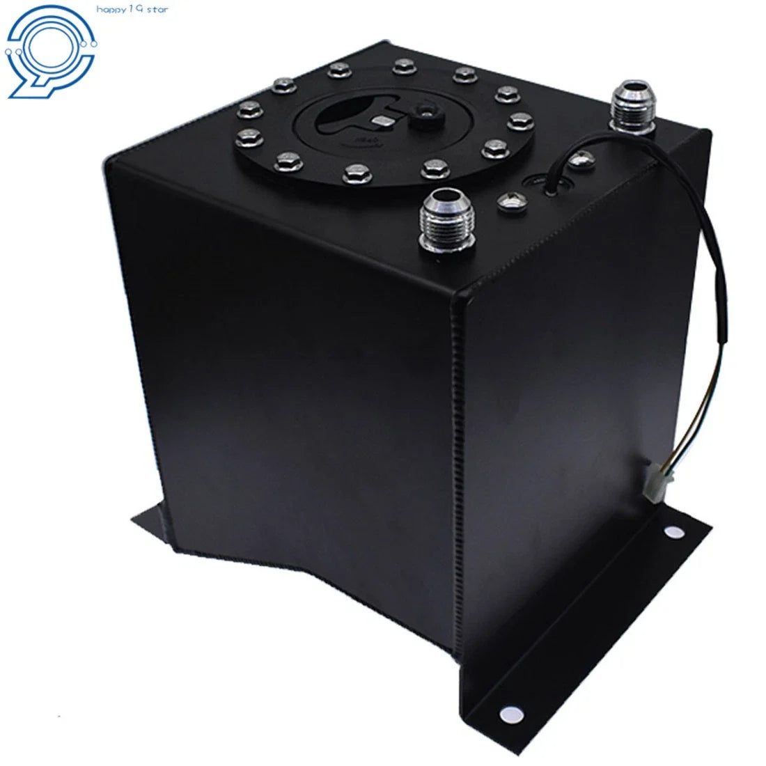 2.5 Gallon Fuel Cell Tank for Racing Drift with Level Sender (Aluminum Black)