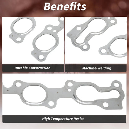 Exhaust Manifold Header Gasket for Toyota Land Cruiser (1990–1999) No.1719866010