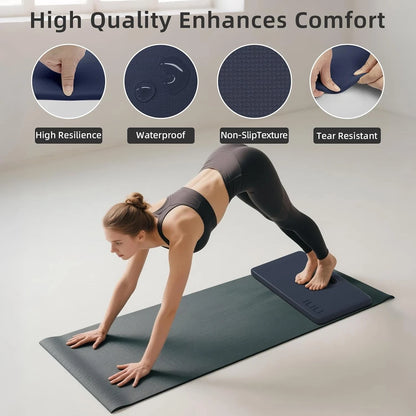 Yoga Knee Pad for Yoga Practice (Foldable, TPE, 24"x17"x0.5")