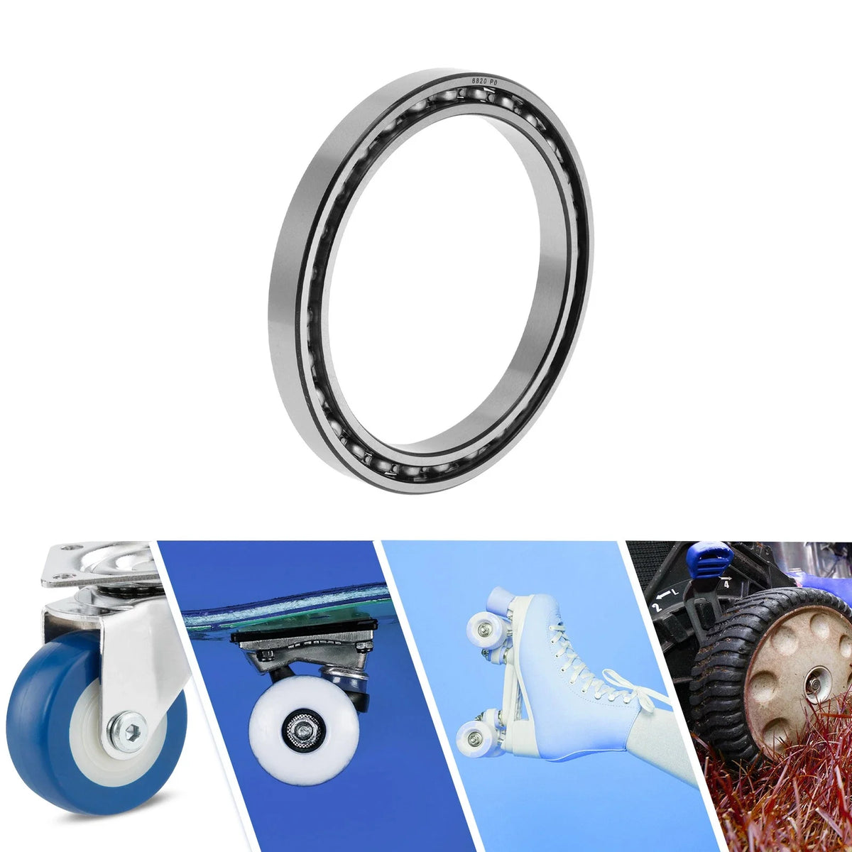 Deep Groove Ball Bearing 100x125x13mm for Scooter Skateboard (P0)