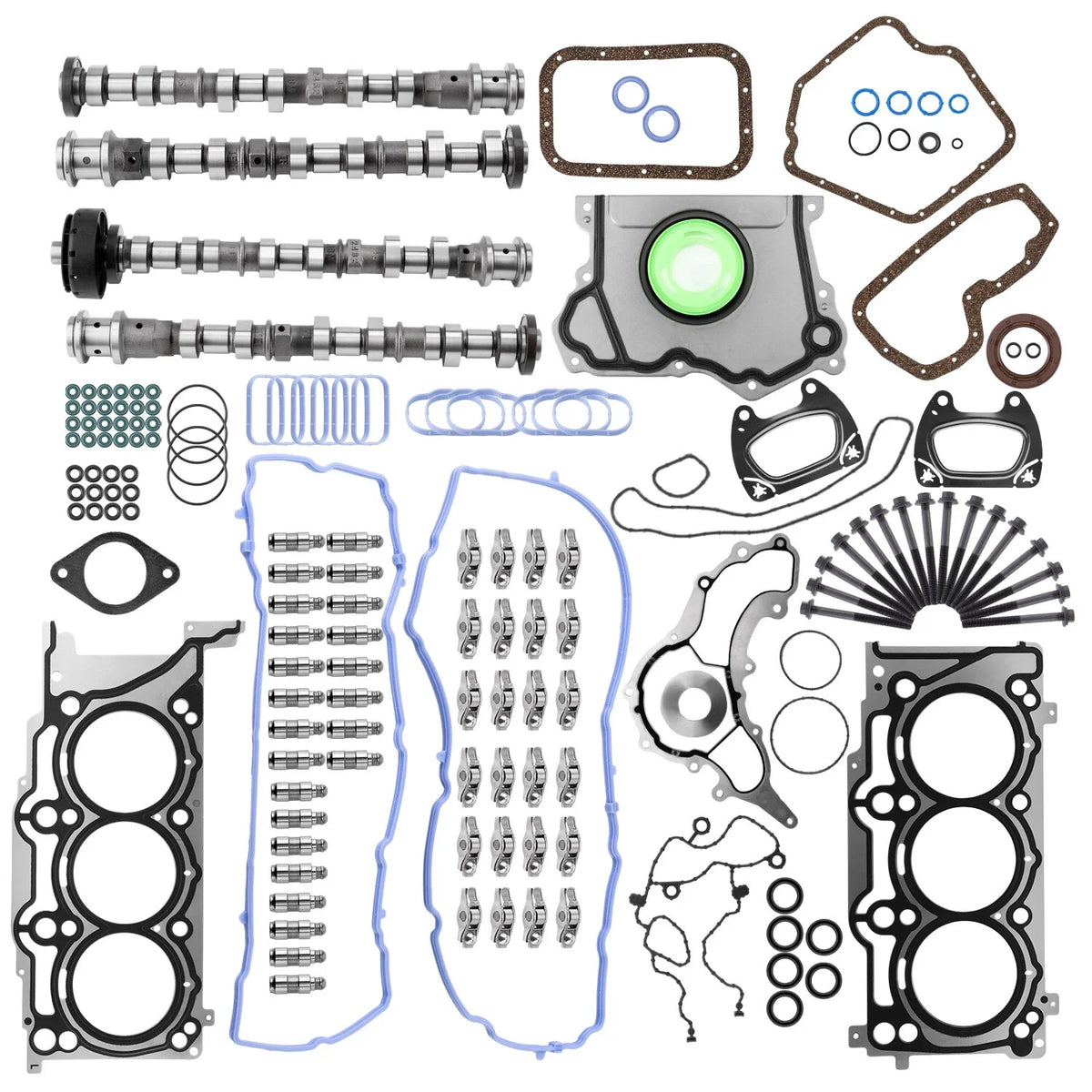 Camshaft Rocker Lifter Head Gasket Kit for Chrysler Jeep Dodge 3.6L (2011–2023)