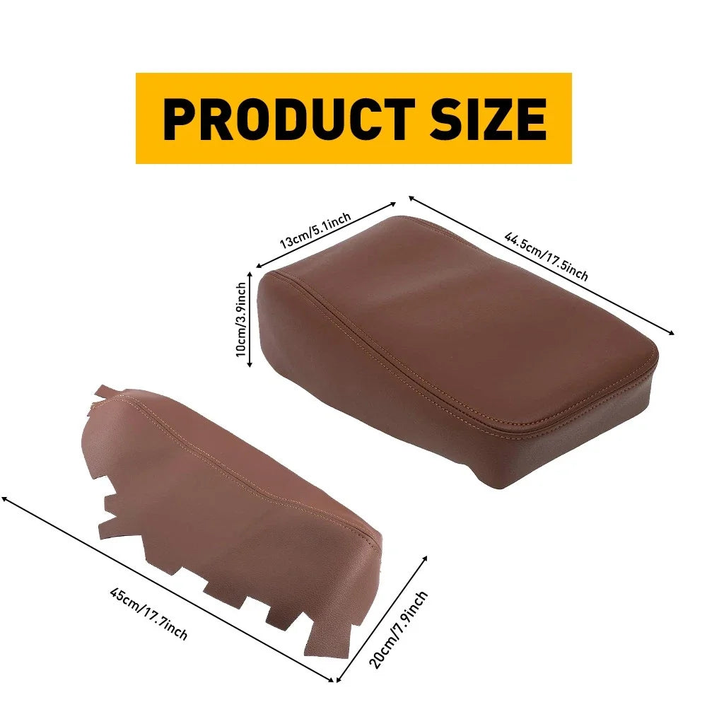 Armrest Cover Console Door Panels for Toyota Avalon (2013–2018) Brown