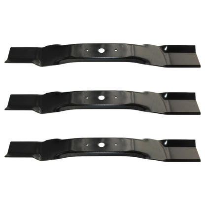 Set of 3 Mower Blades for Walker 54" Decks (Fits 5/8" Center Hole)