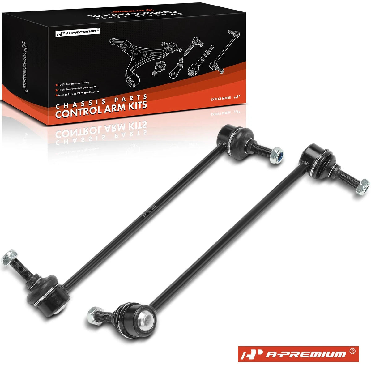 2X Front Stabilizer Bar Link for Chevy Caprice (2011–2017) MS508134, MS508133