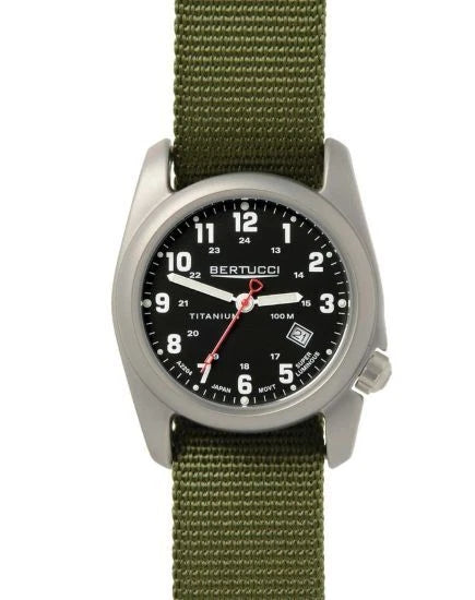 Bertucci A-2T Field Watch for Classic Titanium (Water-Resistant 100m)