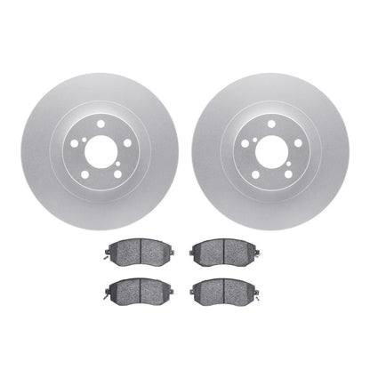 Set of 4 Rotors and Brake Pads for Scion FR-S (2013–2016) ALX-PAU-DF-4512-13079-CLA4
