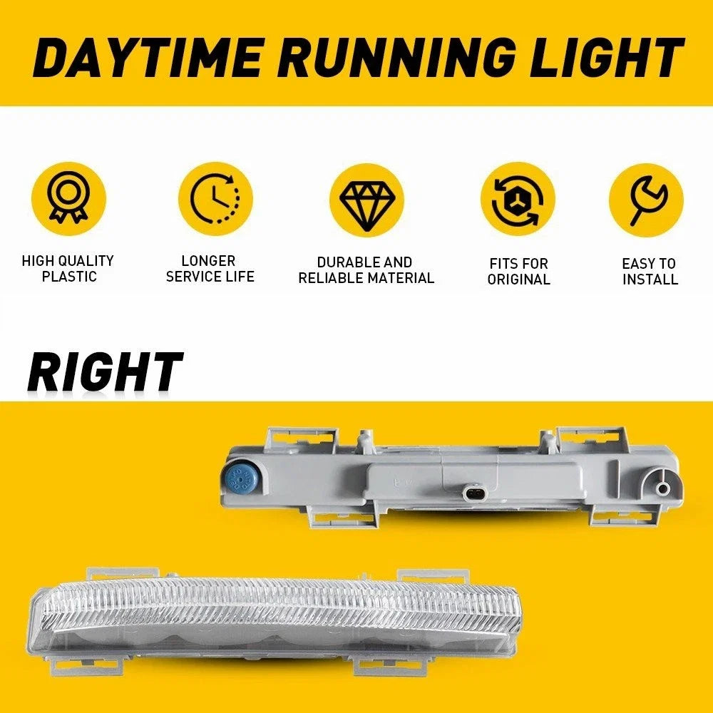 Right Side Daytime Running Lamp Fog Light for Mercedes Benz W204 W212 (2007–2016)