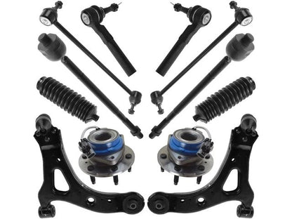 Set of 4 Wheel Hub Control Arm Ball Joint Tie Rod End Kit for Uplander (2005–2008) 57237DNJC
