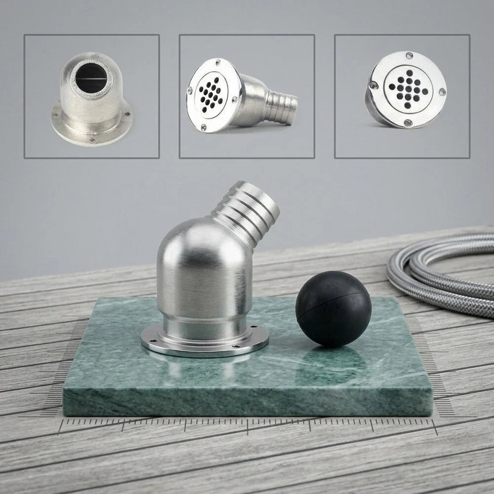 316 Stainless Steel Floor Drain for RV and Boat (Marine-Grade)