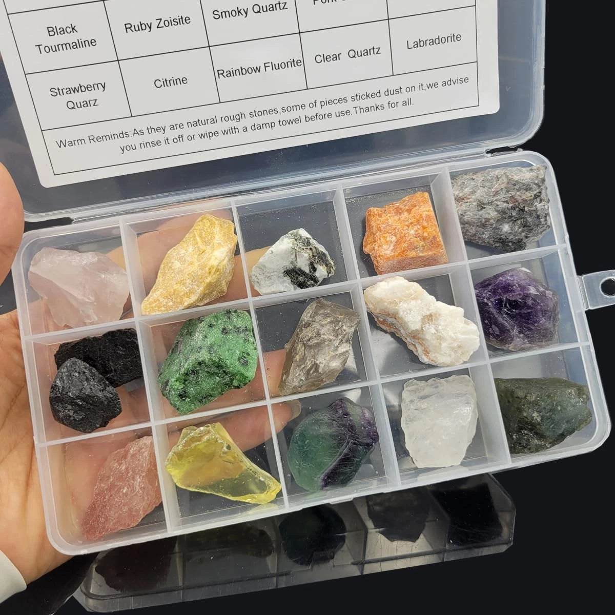 Rock & Mineral Collection Kit for Adults and Kids (0.6-0.8 inches)