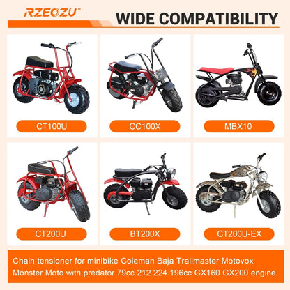 Chain Tensioner Roller for Mini Bike Predator 212 79cc GX160 (No Years)