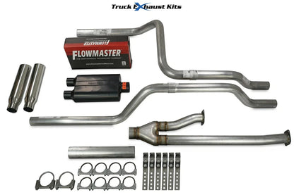 2.5" Dual Exhaust Kit for Toyota Tundra (2014–2021) 40 Series Rear Rolled Tip
