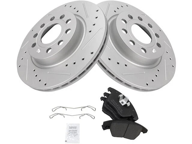 Brake Pad and Rotor Kit for Volkswagen Jetta (2012–2014) 29254KJMG