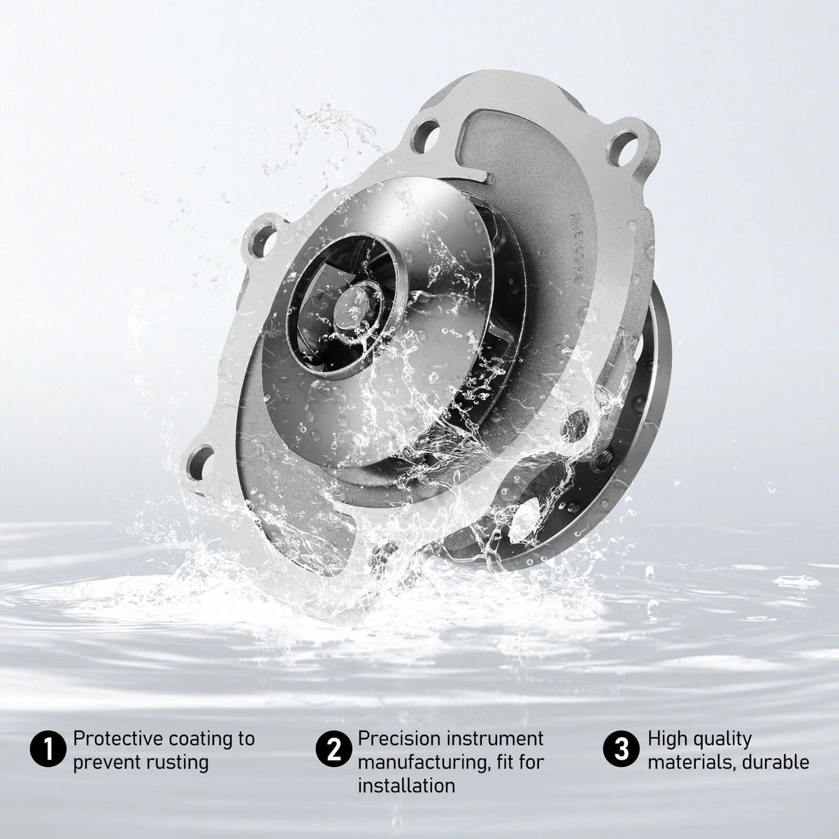 Water Pump for Saturn Outlook 2007–2010, Aura 2007–2009 3.6L