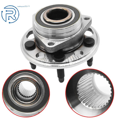 Front Rear Wheel Hub Bearing Kit for Chevrolet Impala Equinox Malibu GMC (2010–2017)