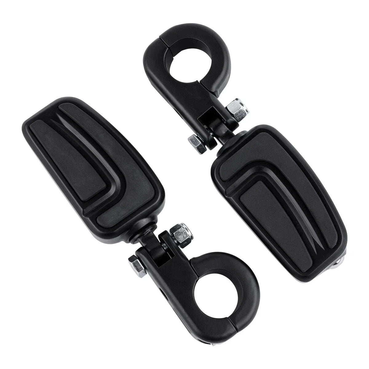 1 1/4" Highway Bar Foot Pegs Clamps for Harley Touring Dyna Softail