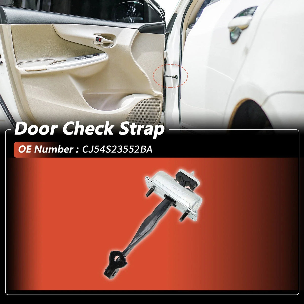 Door Check Strap for Ford Kuga (2013–2016) No.CJ54S23552BA