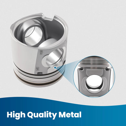 Piston Assembly w/ Rings Set for Dodge Ram 6.7L Cummins (2007–2019) 4955520