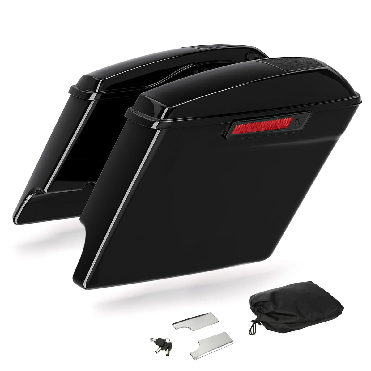 5" Stretched Saddlebags with 6x9" Speaker Cutout for Harley Electra Glide (1993–2013)