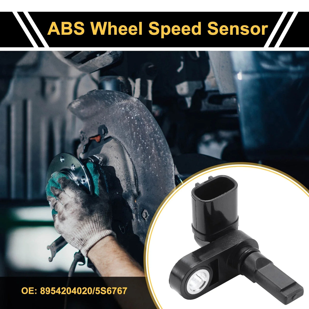 ABS Wheel Speed Sensor No. 8954204020, 5S6767 for Toyota 4Runner (2003–2022)