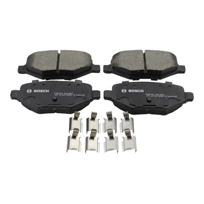 Set of 4 Bosch Rear Ceramic Brake Pads for Ford Edge Explorer Flex Lincoln MKS MKT MKX (2007–2020)