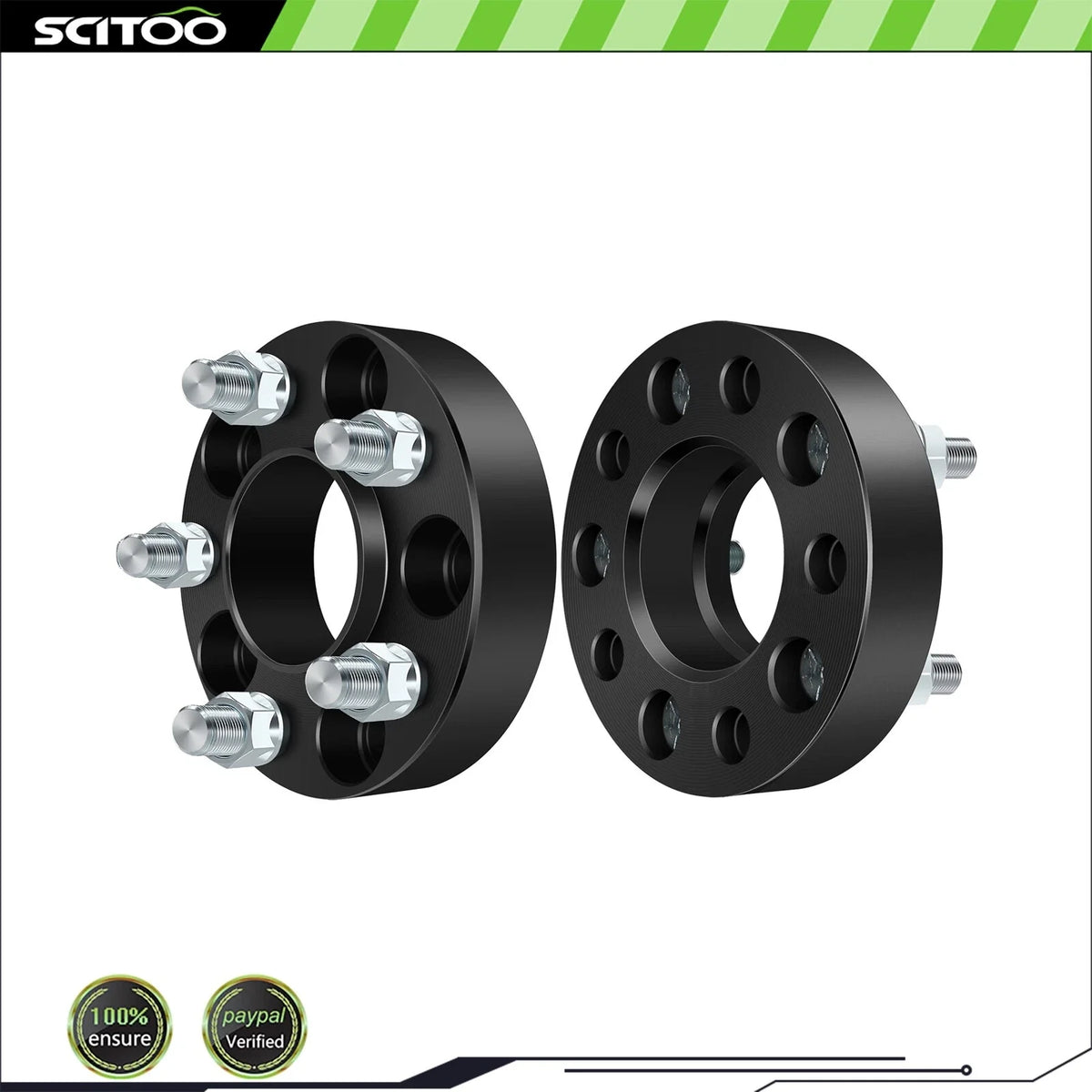 2 Pcs Wheel Spacers 5x4.5 1.25" 1/2" Studs for Ford Ranger Mustang Explorer