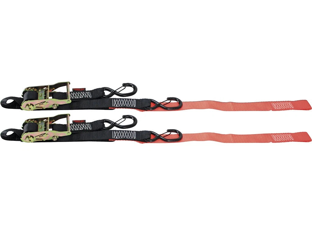 Pack of 2 Ratchet Tie-Down Straps for Utility (5900.1145)