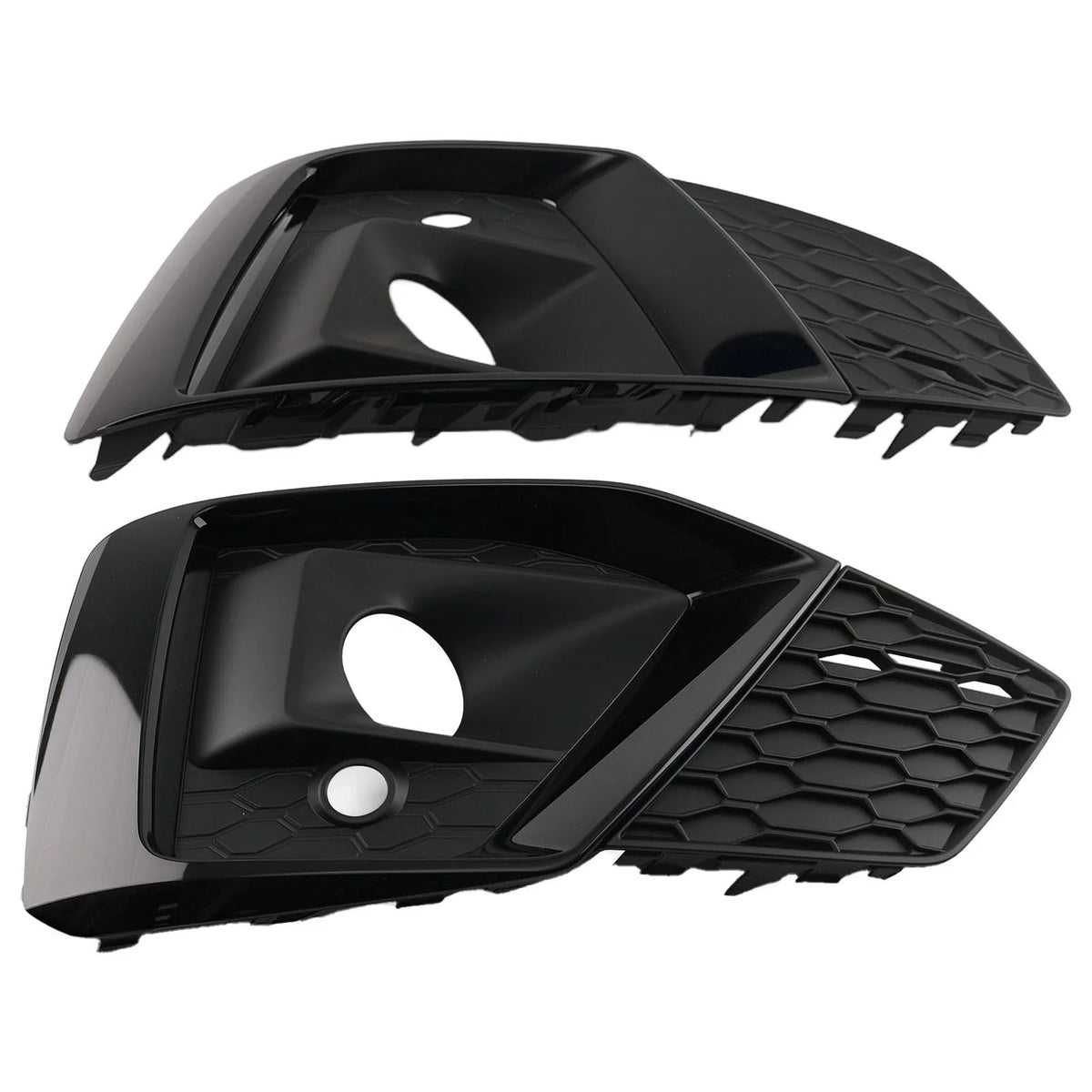 Set of 2 Front Bumper Fog Light Grille Covers for Audi A5 2020–2022