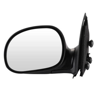 Left Driver Side View Mirror for Ford F150 (1997–2004) Power Manual Fold Black
