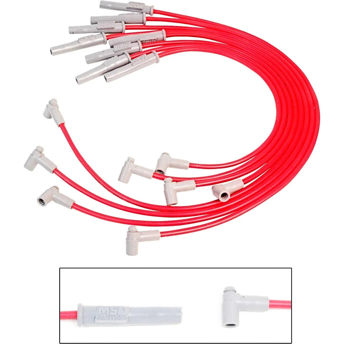 Set of 8 MSD Spark Plug Wires for Chevy Suburban Blazer (1978–1987)
