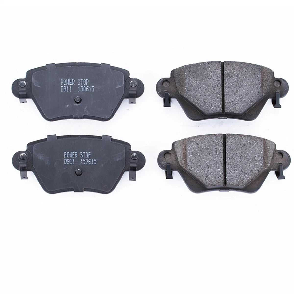 2X Powerstop Brake Pad Set Rear for Jaguar X-Type (2002–2005) 16-911, SSCP911, PGD911M, TPC0911