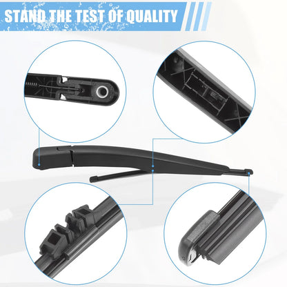 Set of 2 Rear Windshield Wiper Blade Arms for Ford Explorer (2011–2019)