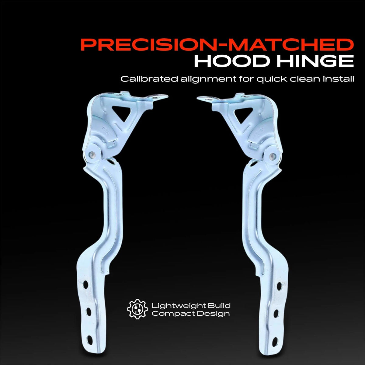 2X Hood Hinge for Kia Seltos (2021–2023) 66910Q5000, KI1236186C, KI1236186D