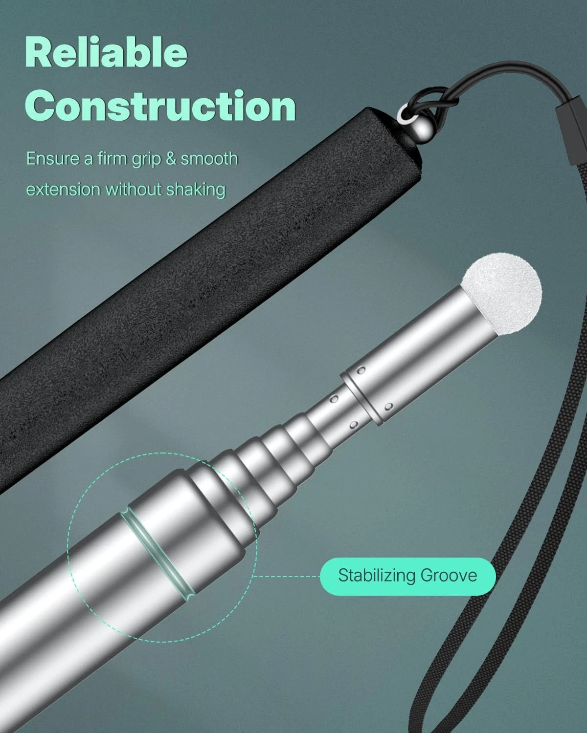 2X Retractable Teacher Pointer Stick for Uniclife (up to 39.3")