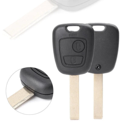 Flip Car Remote Key Fob Shell Cover for Peugeot 206, 307 (2000-2007)