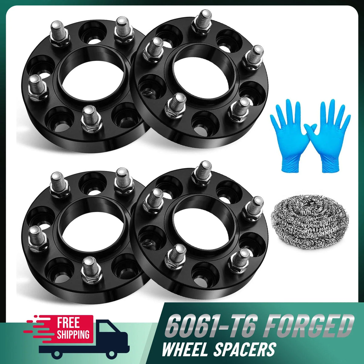 Set of 4 Hubcentric Wheel Spacers 5x115 14x1.5 for Dodge Charger Challenger (2011–2023)